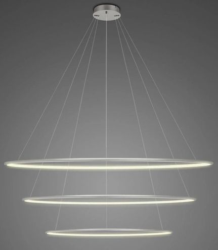 Altavola Design Led Shape lampă suspendată 1x91 W argint LA075/P_120_in_3k_silver_Dali