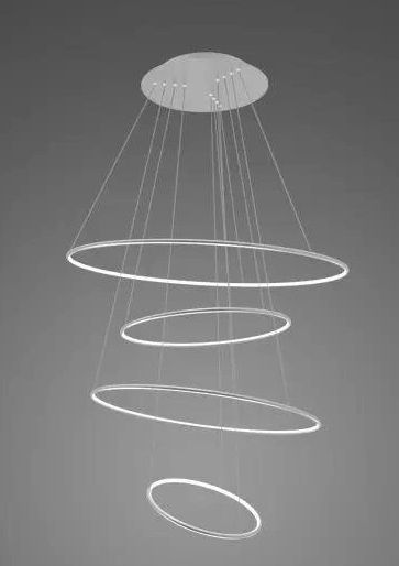 Altavola Design Led Shape lampă suspendată 1x106 W argint LA084/P_100_in_3k_silver_Dali