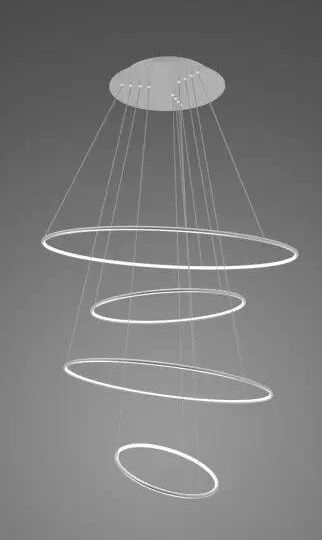 Altavola Design Led Shape lampă suspendată 1x106 W argint LA084/P_100_in_4k_silver_Dali