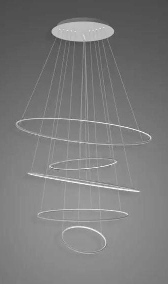 Altavola Design Led Shape lampă suspendată 1x151 W argint LA085/P_120_in_4k_silver_Dali
