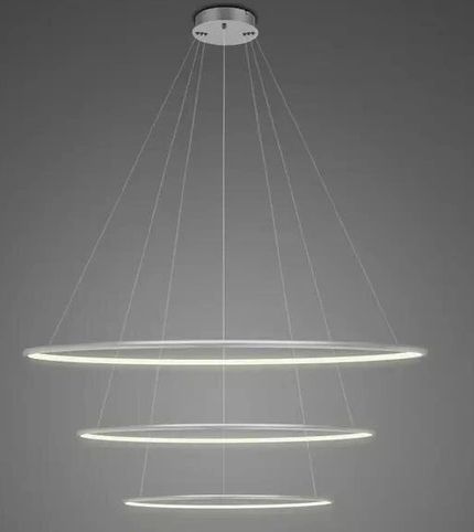 Altavola Design Led Shape lampă suspendată 1x106 W argint LA075/P_80_in_3k_silver_Dali