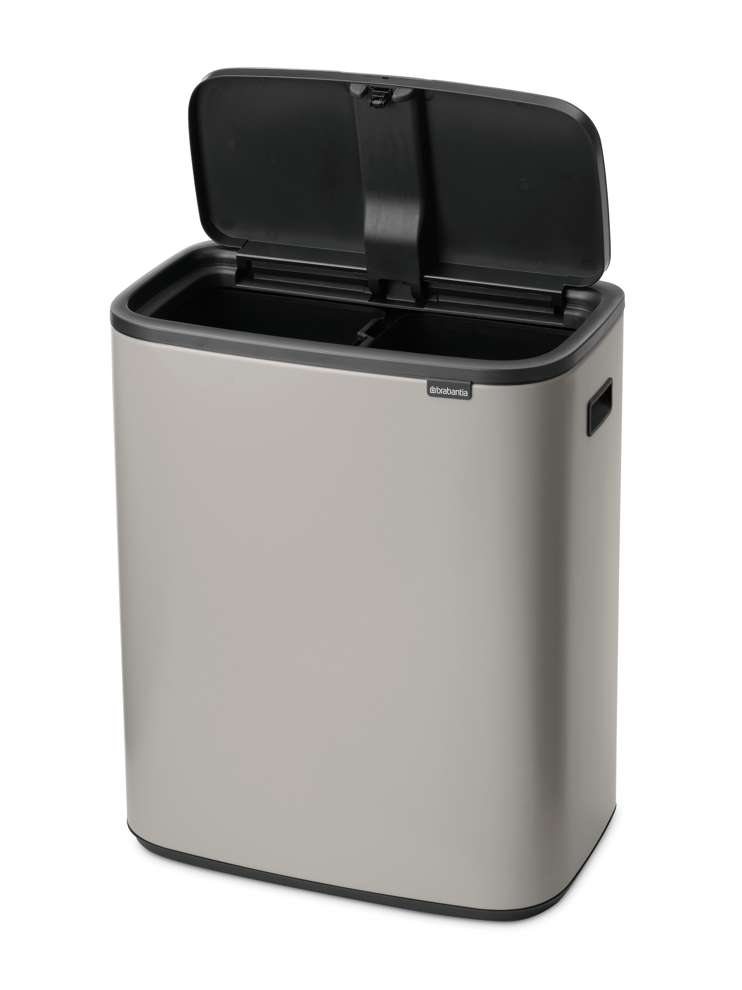 Brabantia Bo Touch Bin recipient pentru resturi 60 l gri 255045