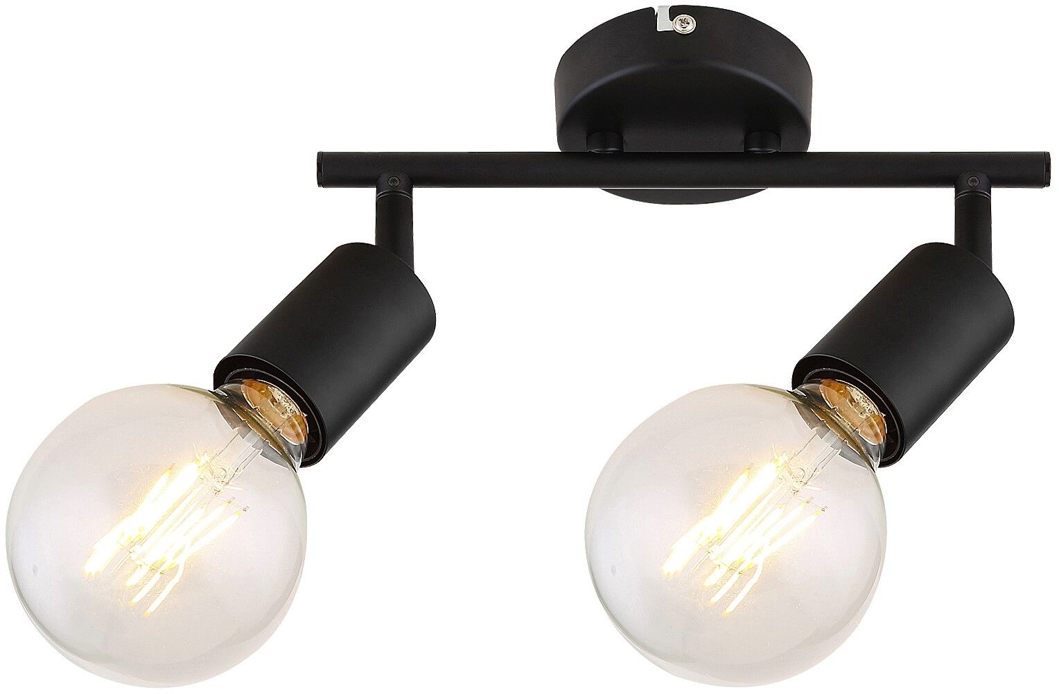 Rabalux Lamar lampă de tavan 2x40 W negru 3987