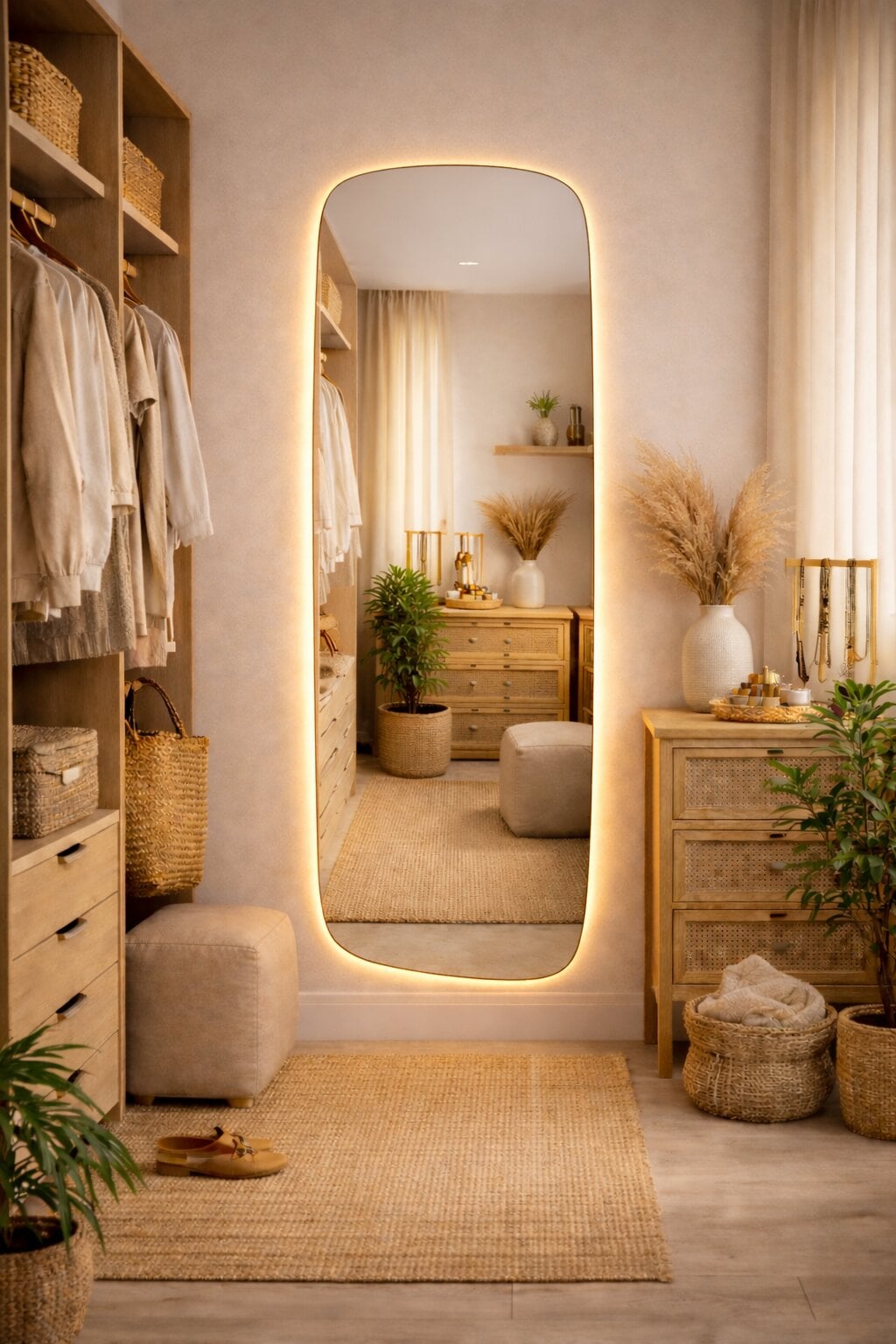Baltica Design Stone Calm oglindă 50x155 cm cu iluminare 5904107933207