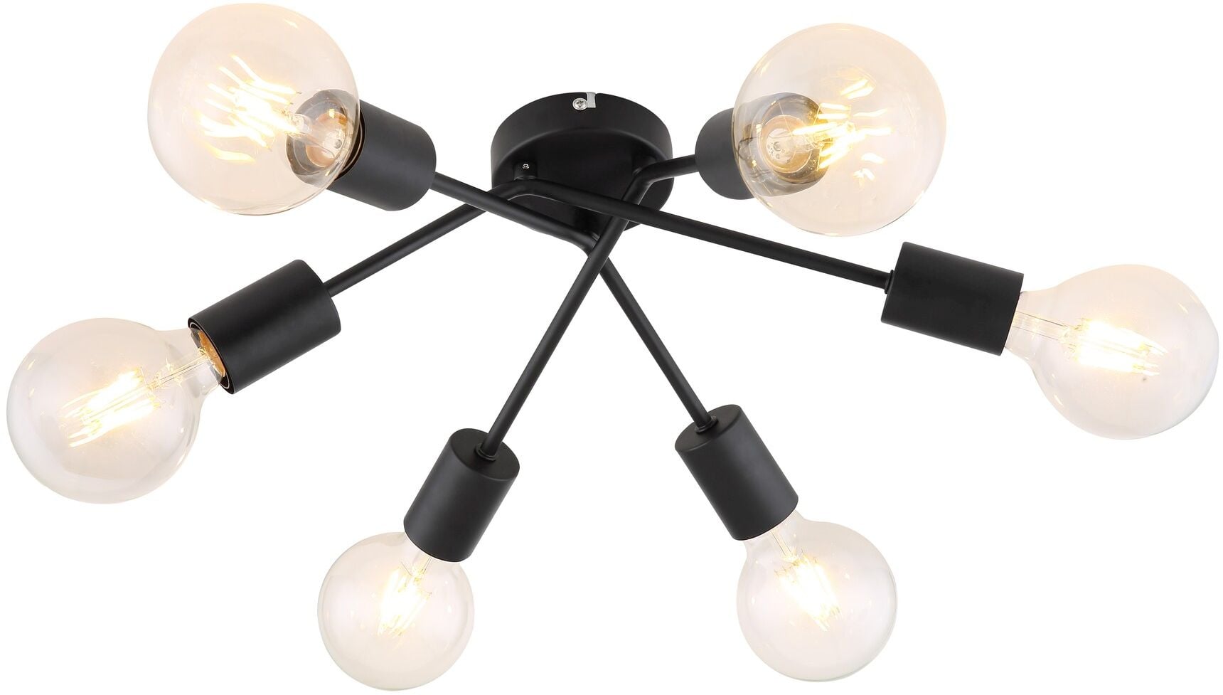 Rabalux Lamar lampă de tavan 6x40 W negru 3990
