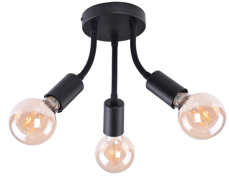 Rabalux ALMUS lampă de tavan 3x60 W negru 6808