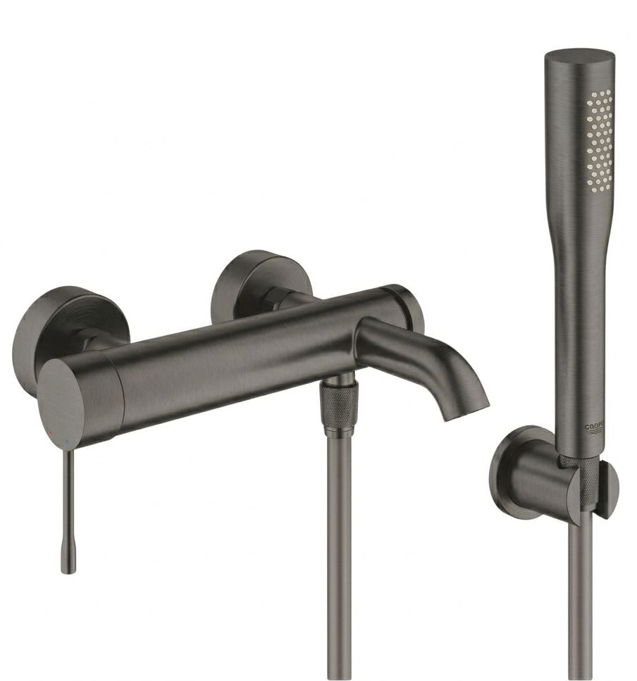 Set baterie cadă-duș Grohe Essence 33624AL1, duș de mână Grohe Euphoria 27400AL0, 27074AL0, 28362A01