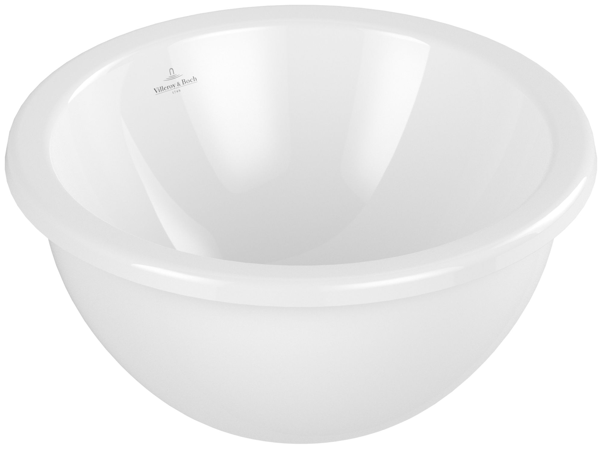 Villeroy & Boch Loop & Friends lavoar 39x39 cm rotund sub blat alb 4A510101