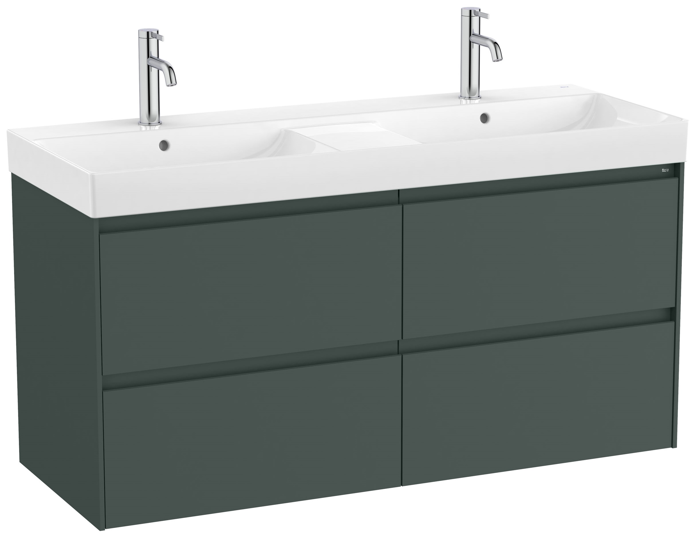 Roca Ona lavoar cu dulap 120 cm verde A851694513