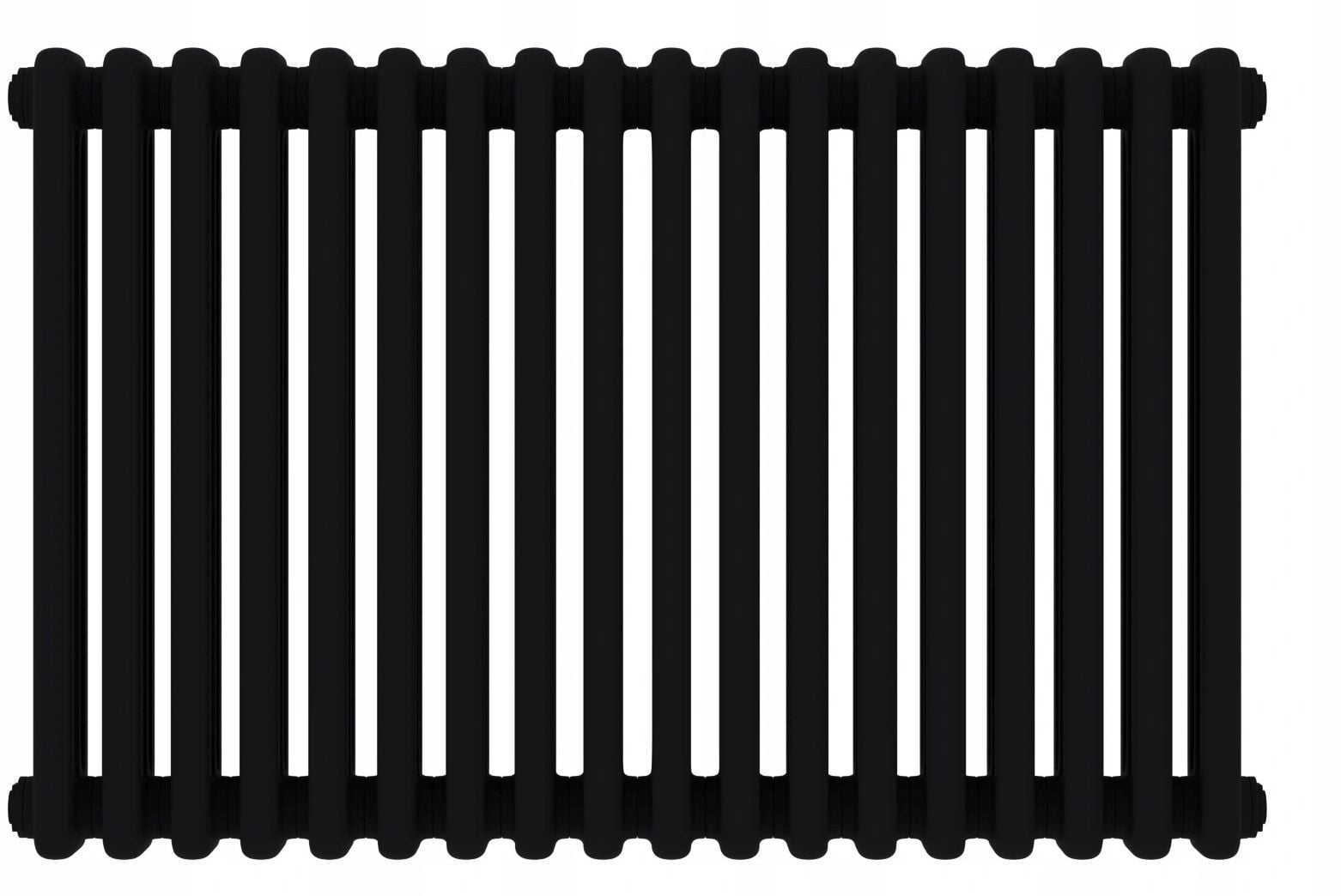 Irsap Tesi 3 calorifer de cameră 56.5x63 cm podłączenie inferior negru IRS-TES-3056-14-K1-2