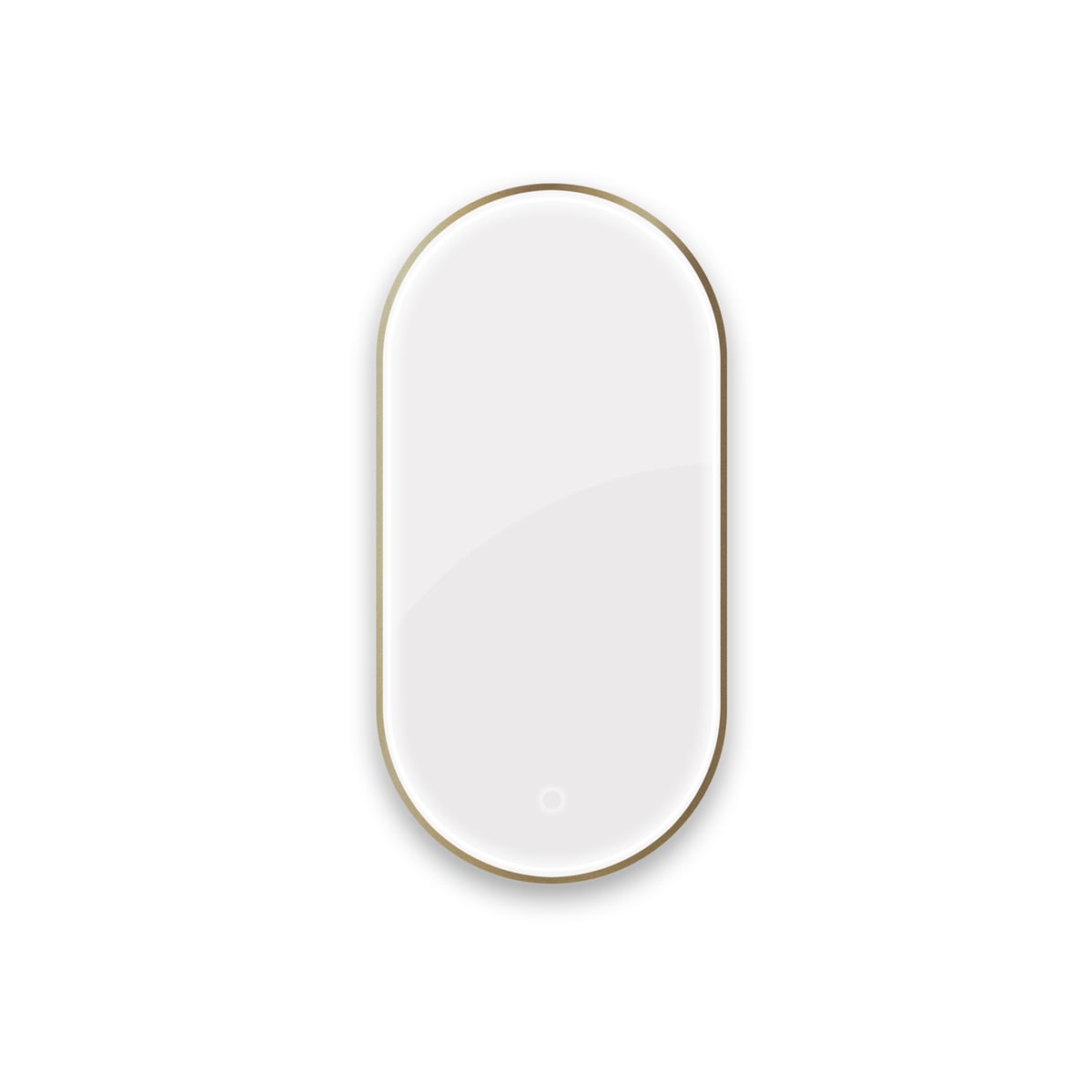 Oltens Nordlis oglindă 50x100 cm oval cu iluminare cu covoraș de încălzire 64128510