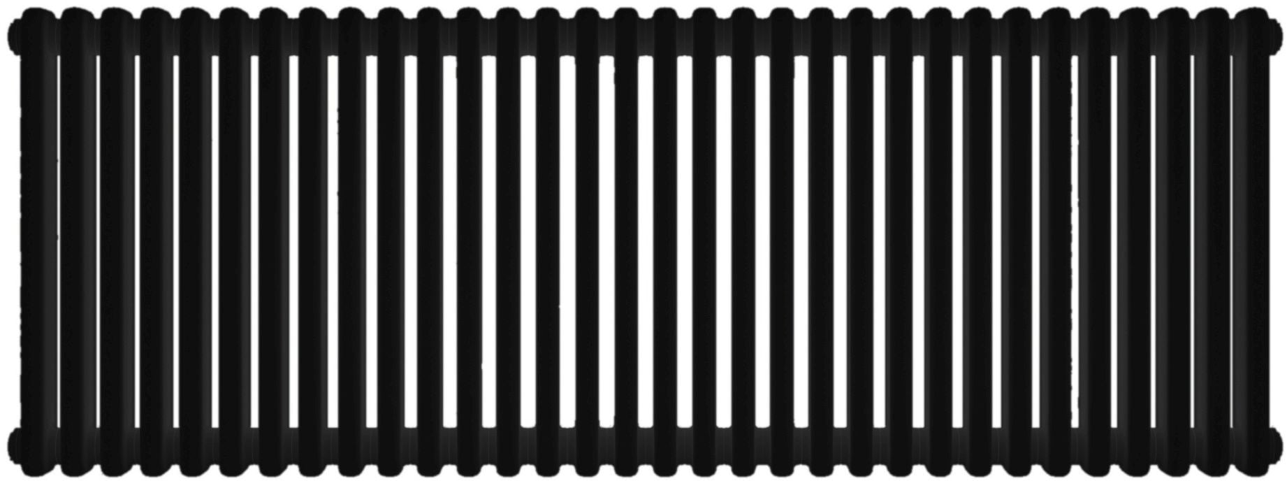 Irsap Tesi 3 calorifer de cameră 56.5x144 cm podłączenie lateral negru IRS-TES-3056-32-K1-B