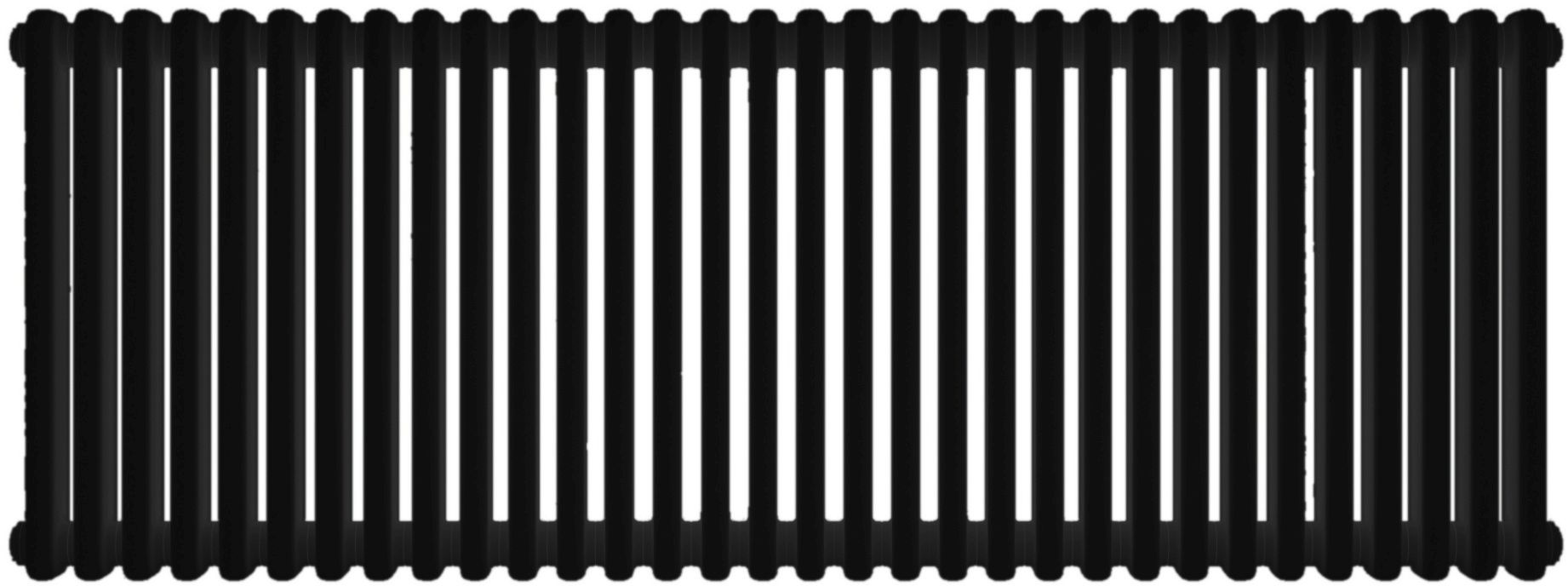 Irsap Tesi 3 calorifer de cameră 56.5x162 cm podłączenie lateral negru IRS-TES-3056-36-K1-B