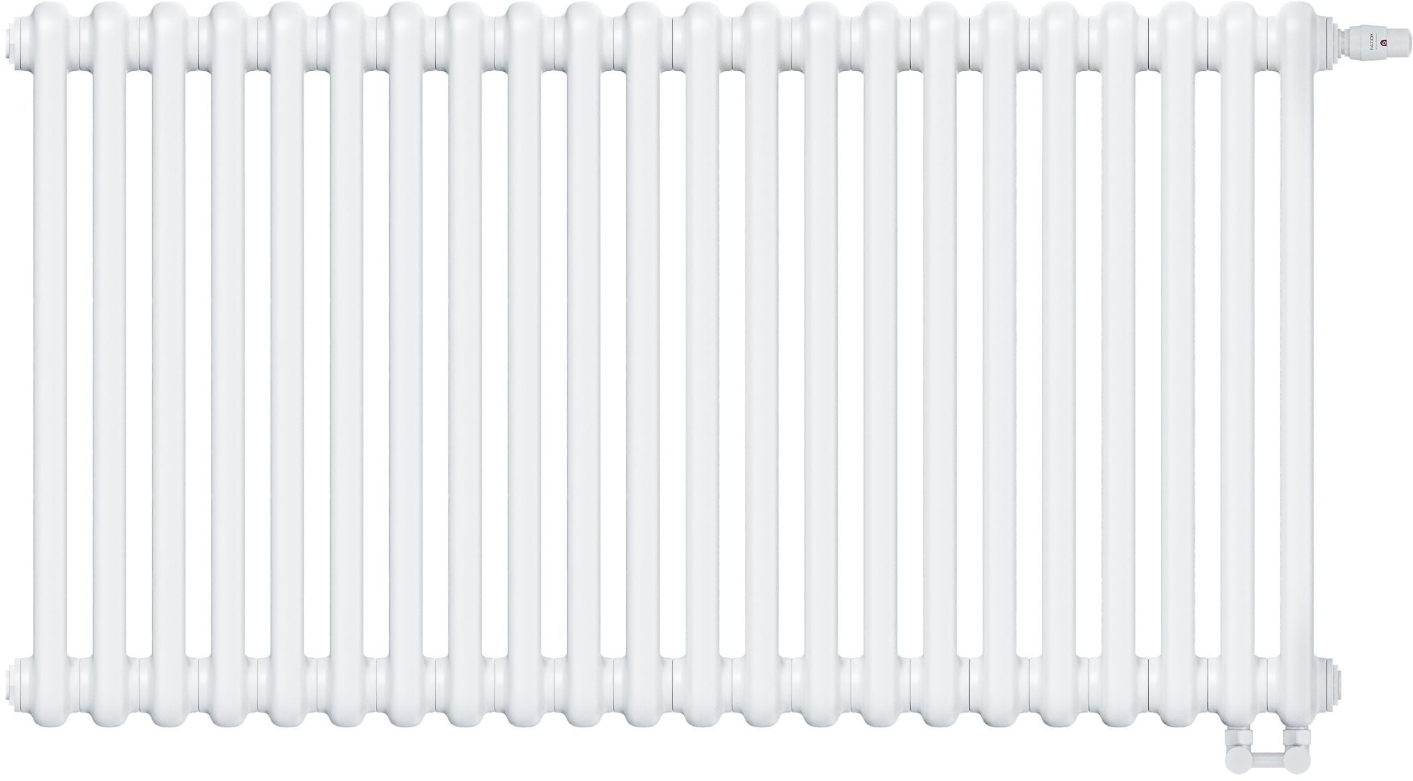 Irsap Tesi 2 calorifer de cameră 56.5x99 cm podłączenie inferior alb IRS-TES-2056-22-B25