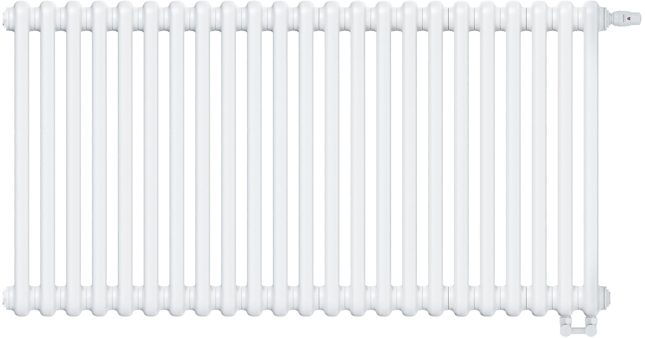 Irsap Tesi 2 calorifer de cameră 56.5x103.5 cm podłączenie inferior alb IRS-TES-2056-23-B25