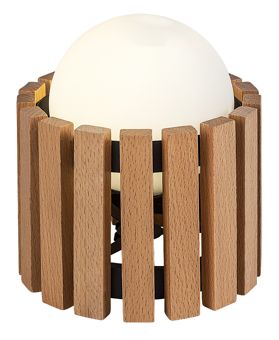 Rabalux Noxelle veioză 1x5 W negru-lemn 74420