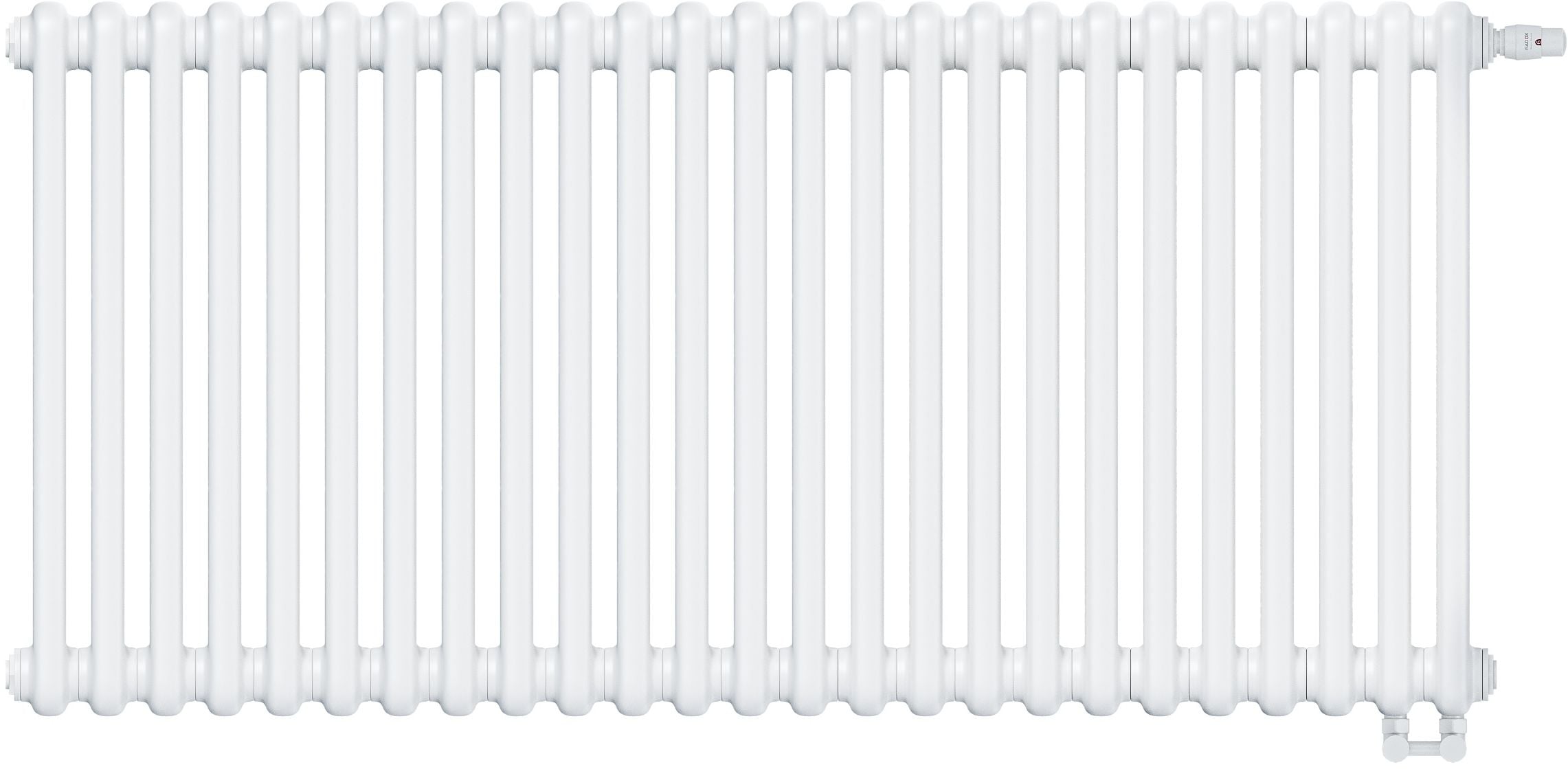Irsap Tesi 2 calorifer de cameră 126x56.5 cm podłączenie inferior alb IRS-TES-2056-28.B.V