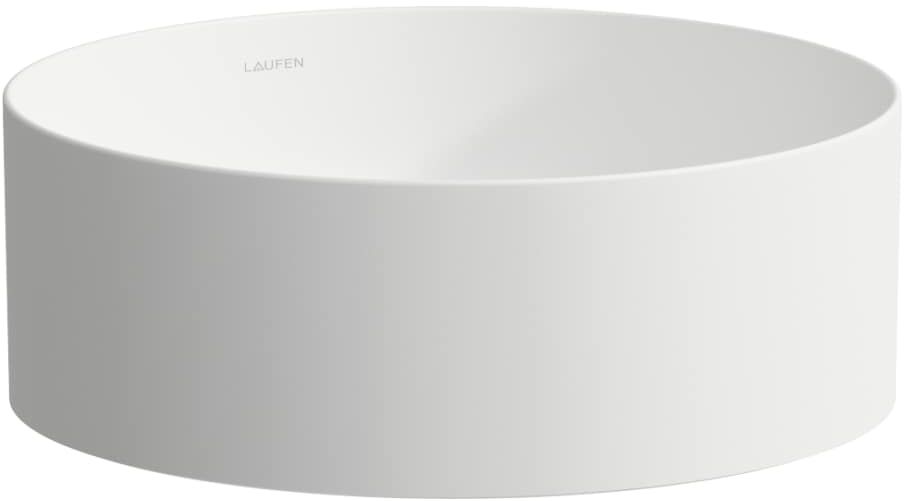 Laufen Living lavoar 37x37 cm rotund de blat alb H8114357571121