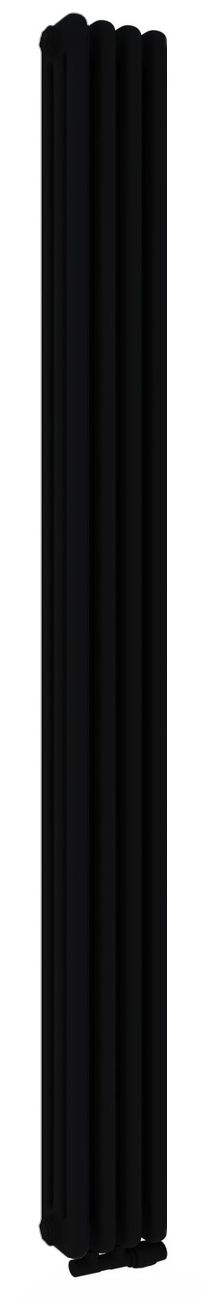Irsap Tesi 3 calorifer de cameră 180x18 cm podłączenie inferior negru IRS-TES-3180-04-K1