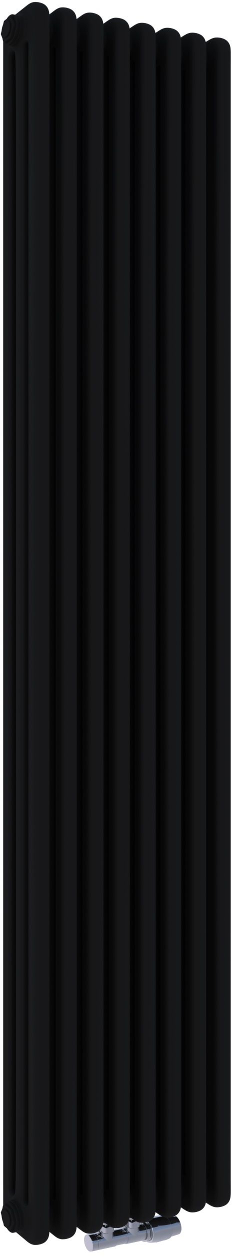 Irsap Tesi 3 calorifer de cameră 200x36 cm podłączenie inferior negru IRS-TES-3200-08 K1