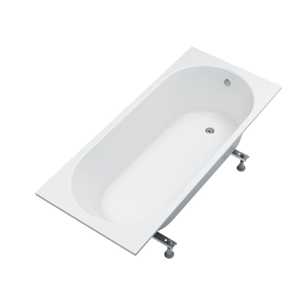 Schedline Solia White Mat cada dreptunghiulară 180x80 cm alb 3WST.S1P-18080/B/MG