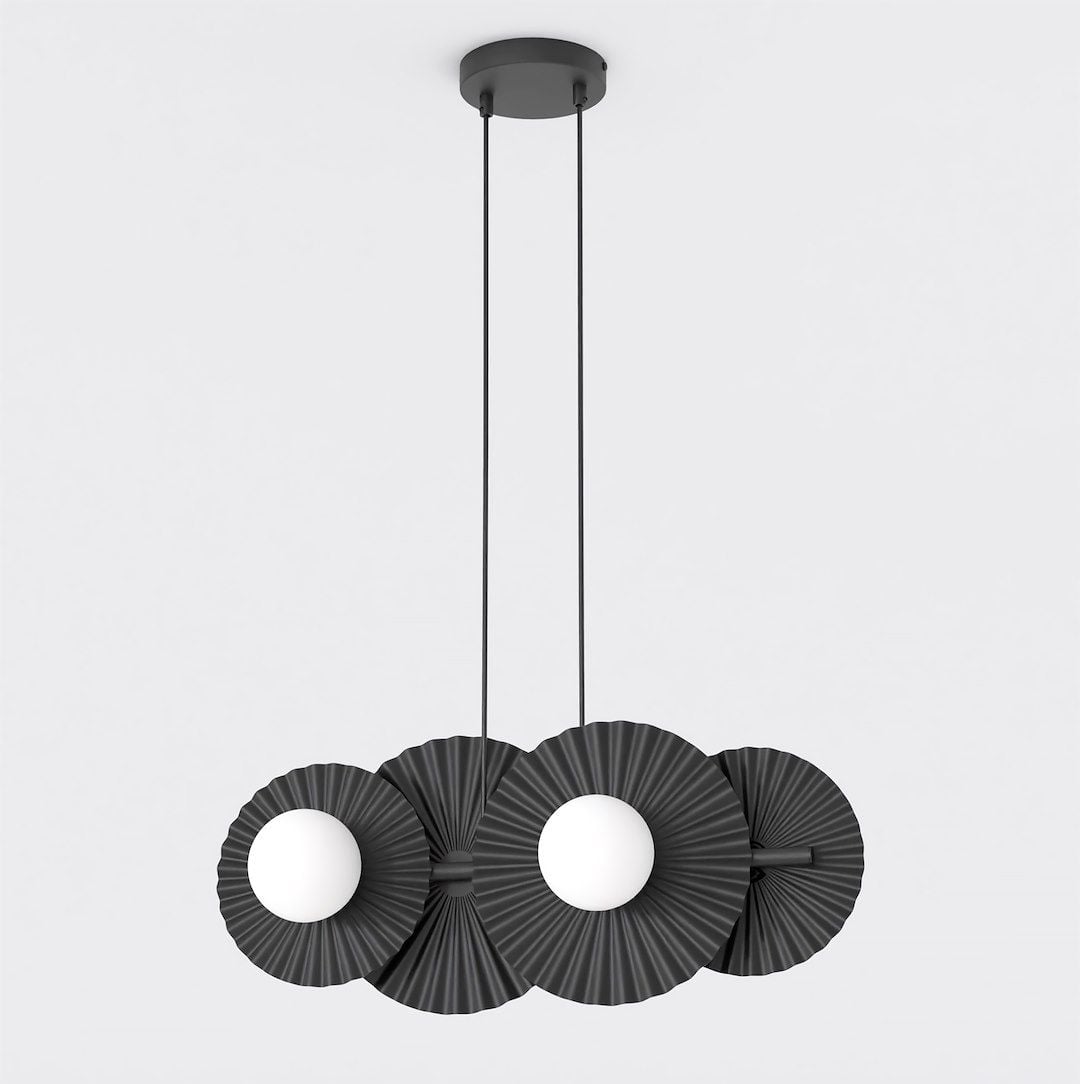 Emibig Umbra lampă suspendată 4x8 W negru 1726/4
