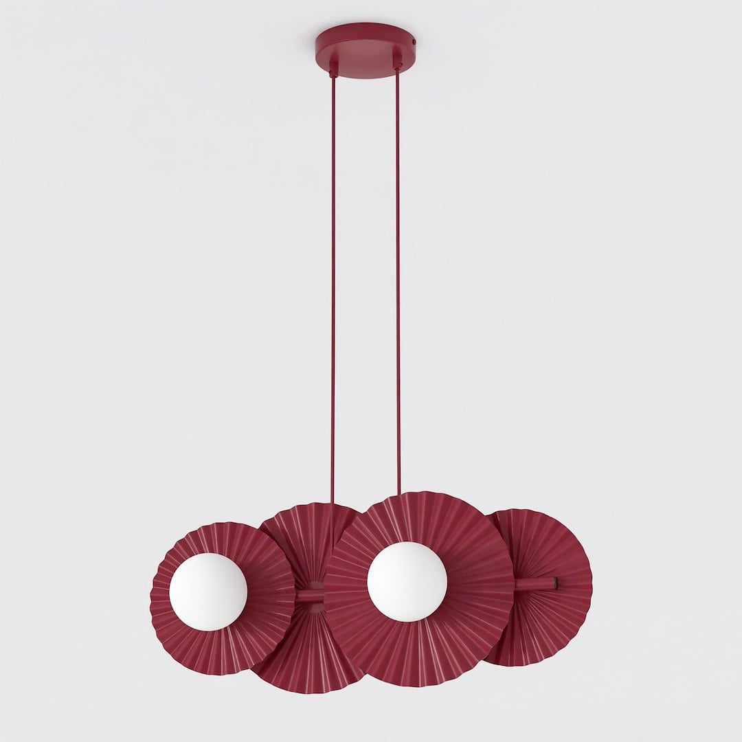 Emibig Umbra lampă suspendată 4x8 W burgundia 1729/4