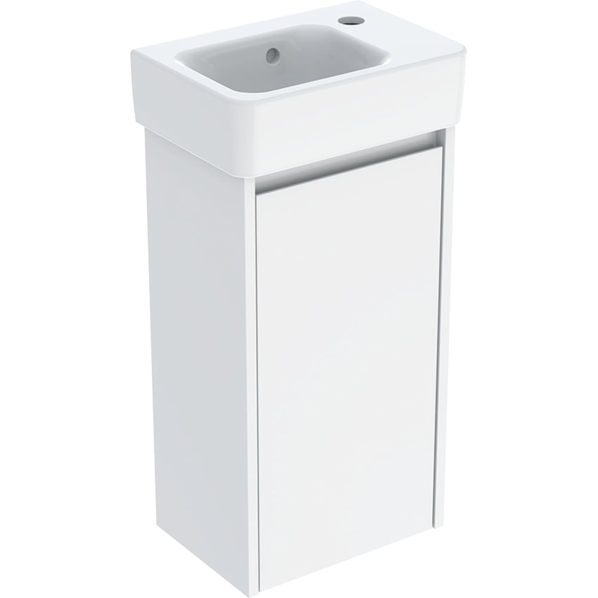 Geberit Selnova Square lavoar cu dulap 36 cm alb 504.130.01.1