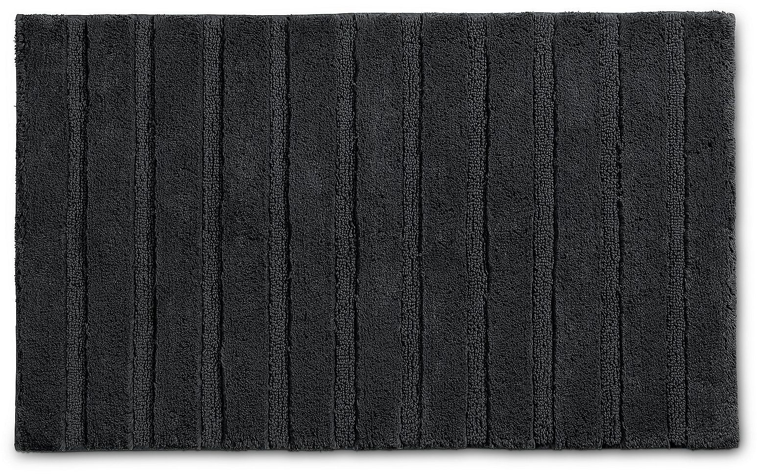 Kela Megan covor de baie 120x70 cm dreptunghiular negru 24715
