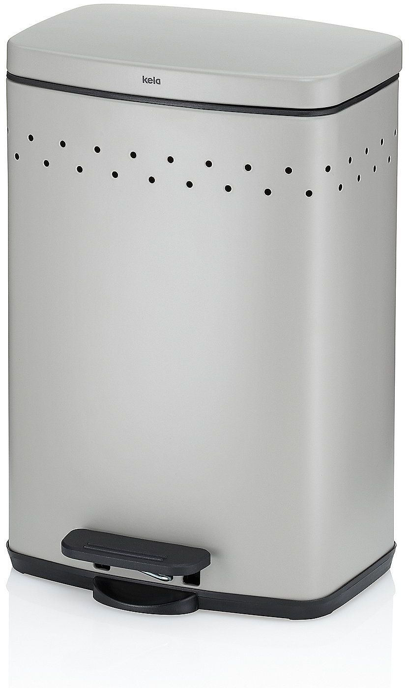 Kela Malaga cos de gunoi 5 l gri 23971