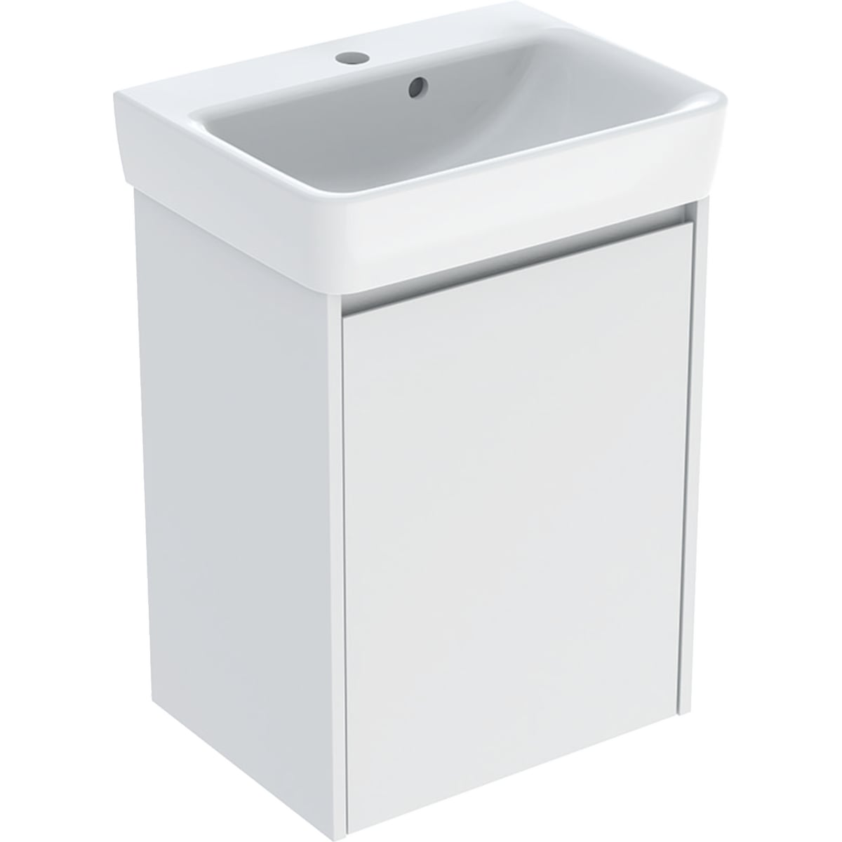 Geberit Selnova Square lavoar cu dulap 50 cm alb 504.132.00.1