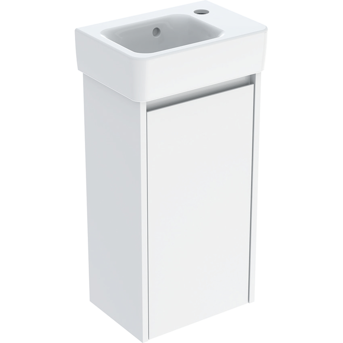 Geberit Selnova Square lavoar cu dulap 50 cm alb 504.132.01.1