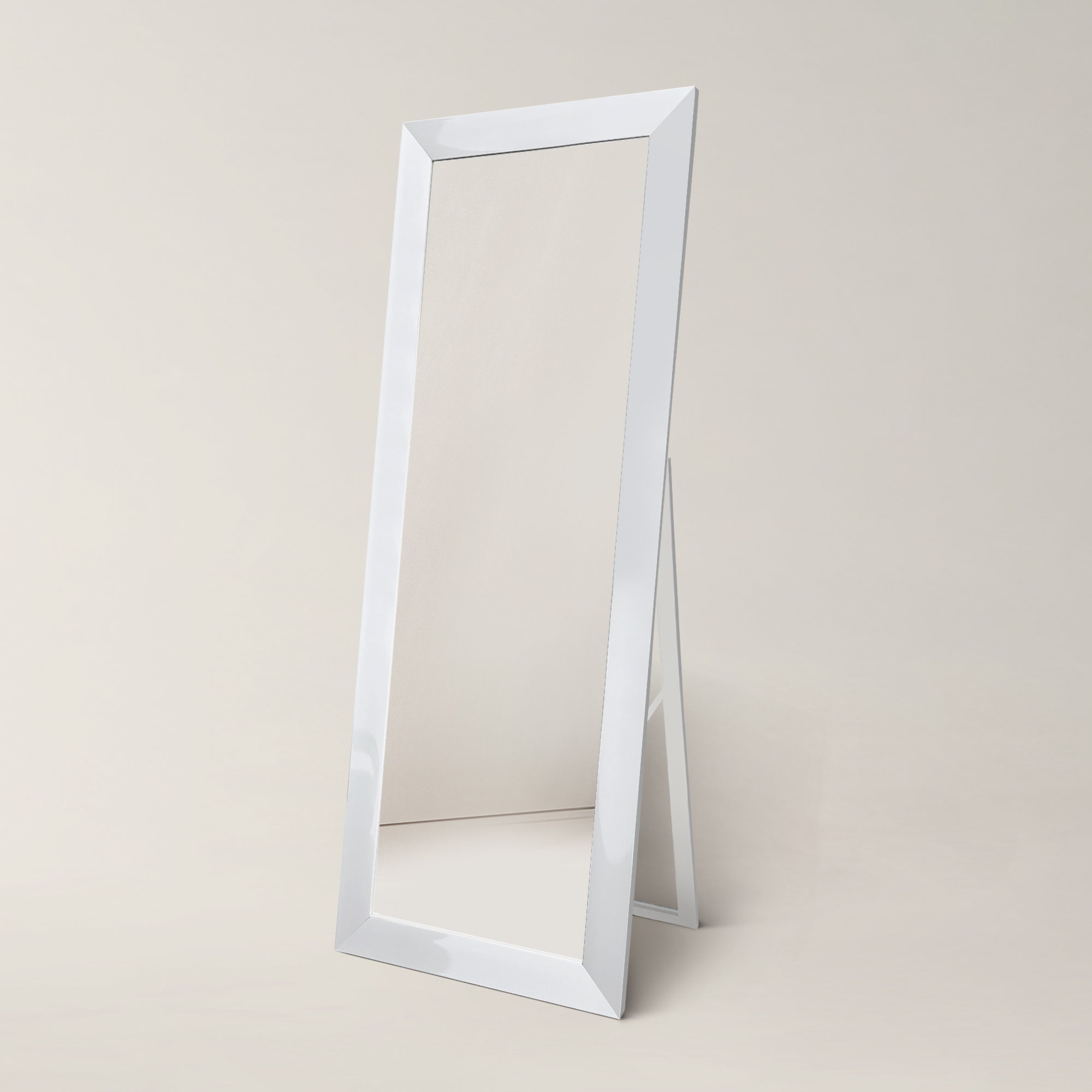 Ars Longa Milano oglindă 64.6x174.6 cm dreptunghiular alb LS-MILANO50160-B