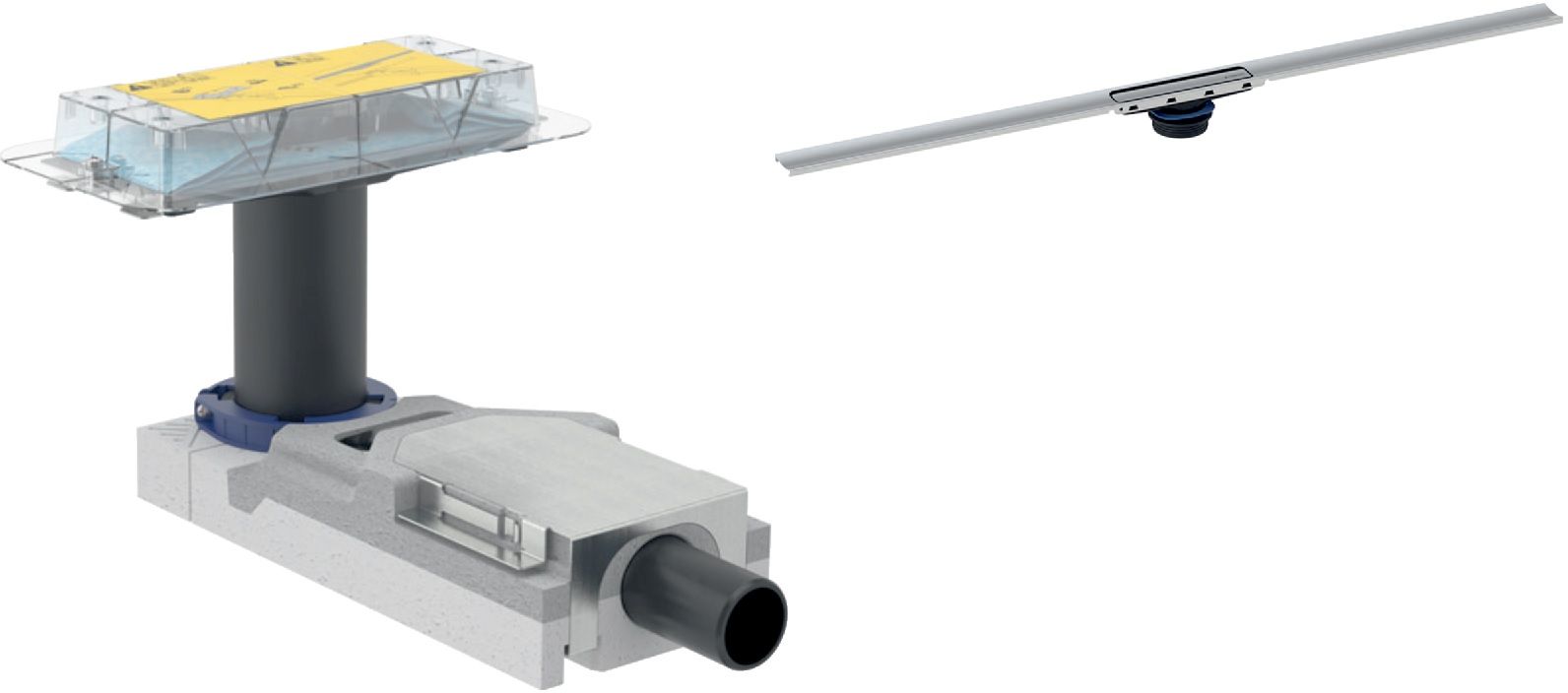 Set rigolă liniară Geberit CleanLine 154.502.KS.1, rigolă duș Geberit CleanLine 154.152.00.1