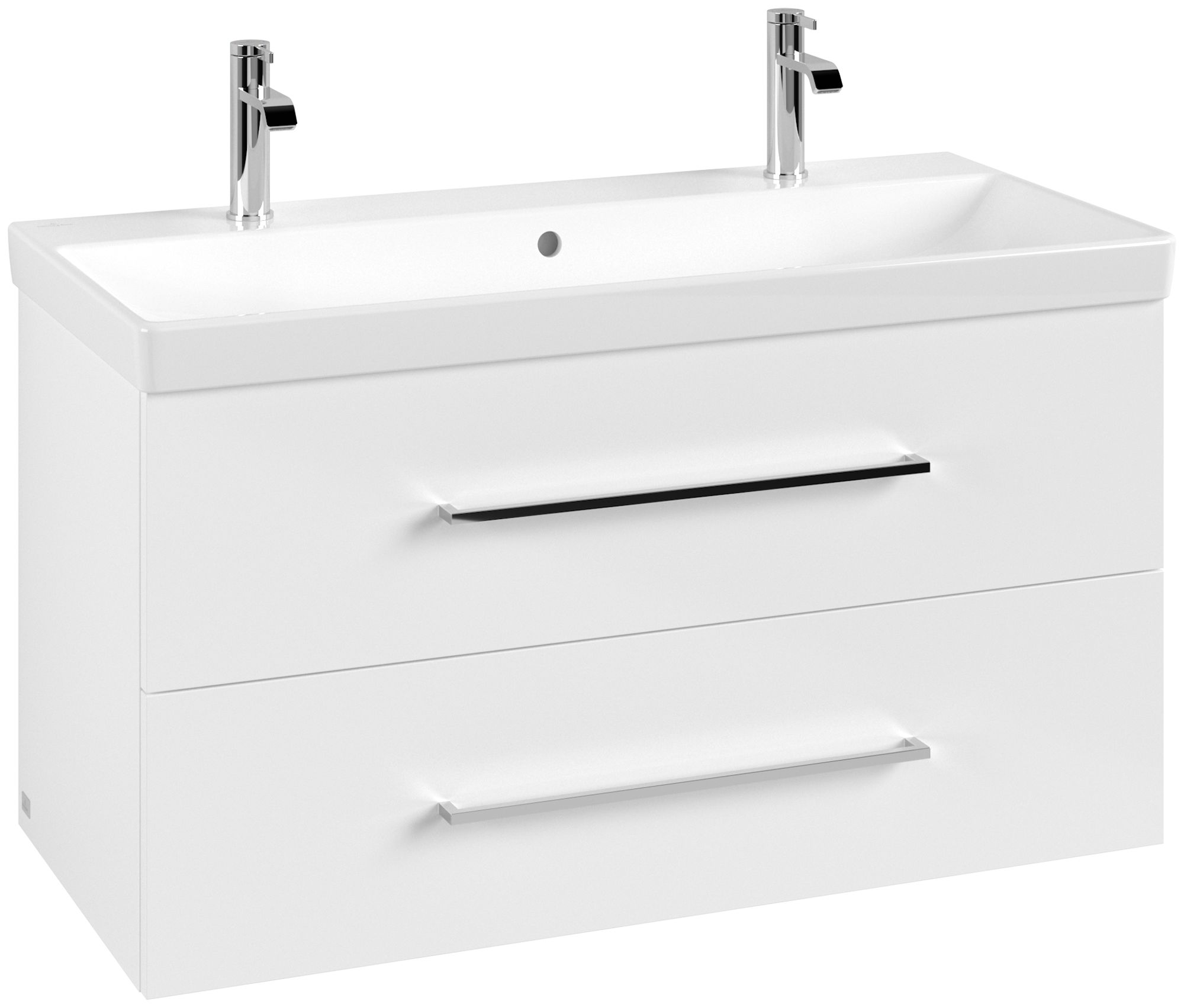 Villeroy & Boch Avento dulap 98x45.2x51.4 cm sub chiuveta pe perete alb A89200VE