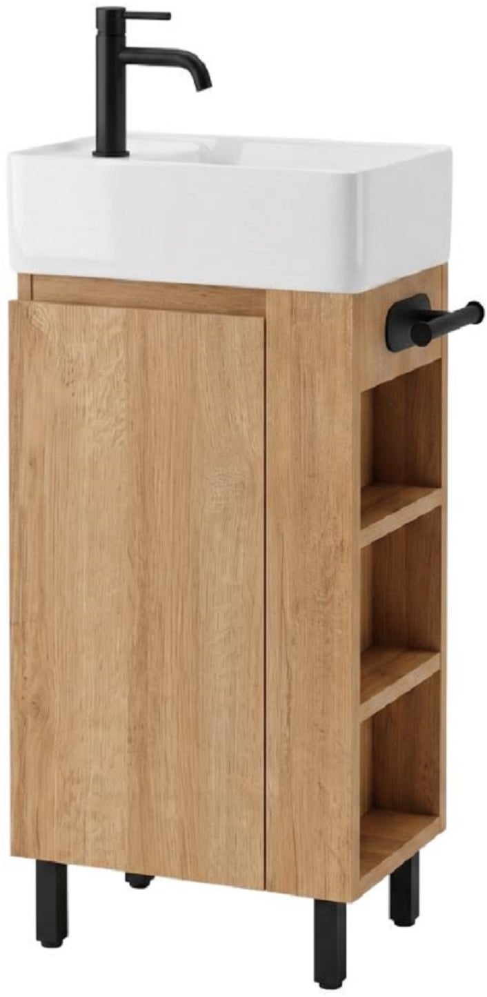 Rea Astra lavoar cu dulap 43 cm maro REA-M0404
