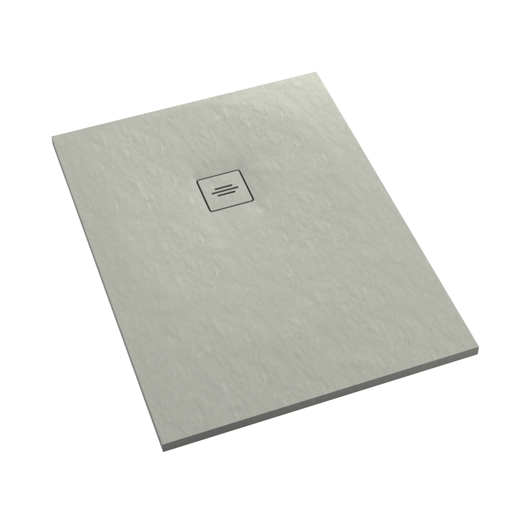 Schedline Protos Cement Stone cădiță de duș dreptunghiulară 90x70 cm ciment 3SP.P1P-7090/CT/ST-M1/CT/ST