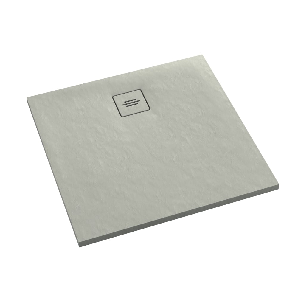 Schedline Protos Cement Stone cădiță de duș pătrată 90x90 cm ciment 3SP.P2K-9090/CT/ST-M1/CT/ST