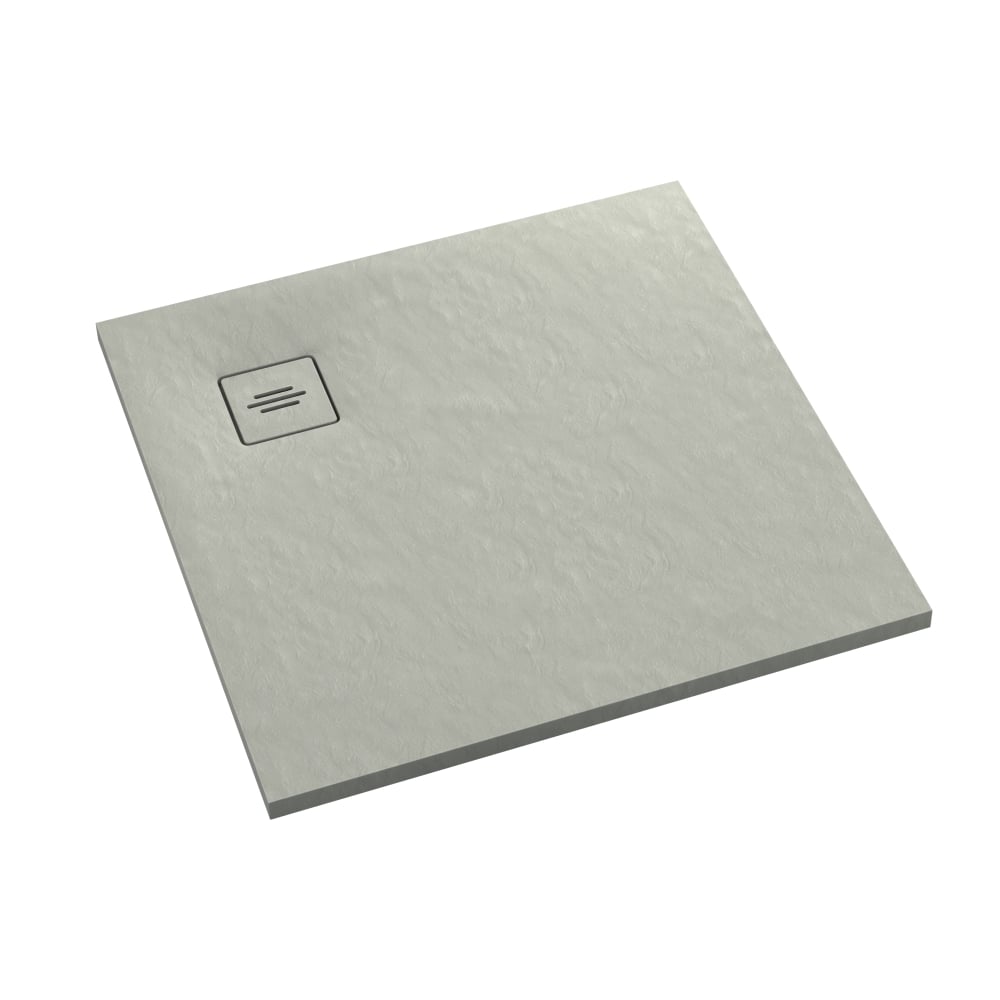 Schedline Protos Cement Stone cădiță de duș pătrată 90x90 cm ciment 3SP.P1K-9090/CT/ST-M1/CT/ST