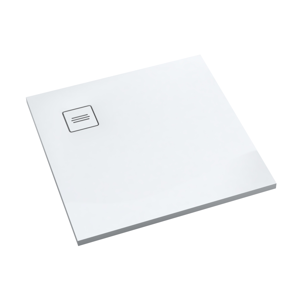 Schedline Protos Smooth White cădiță de duș pătrată 80x80 cm alb 3SP.P1K-8080-M1