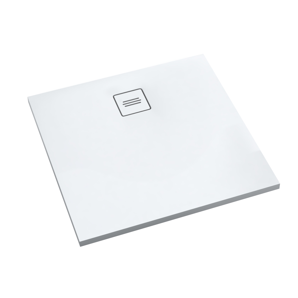 Schedline Protos Smooth White cădiță de duș pătrată 90x90 cm alb 3SP.P2K-9090-M1