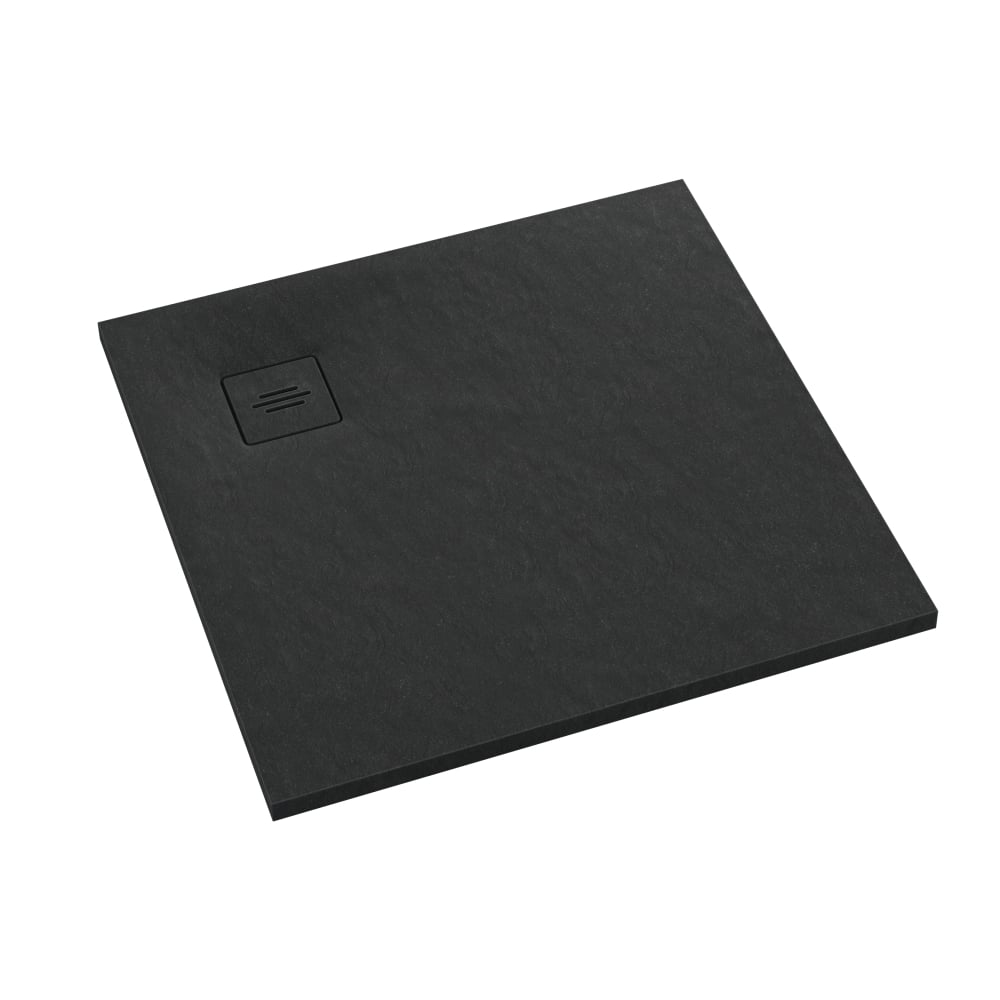 Schedline Protos Black Stone cădiță de duș pătrată 80x80 cm gri 3SP.P2K-8080/C/ST-M1/C/ST