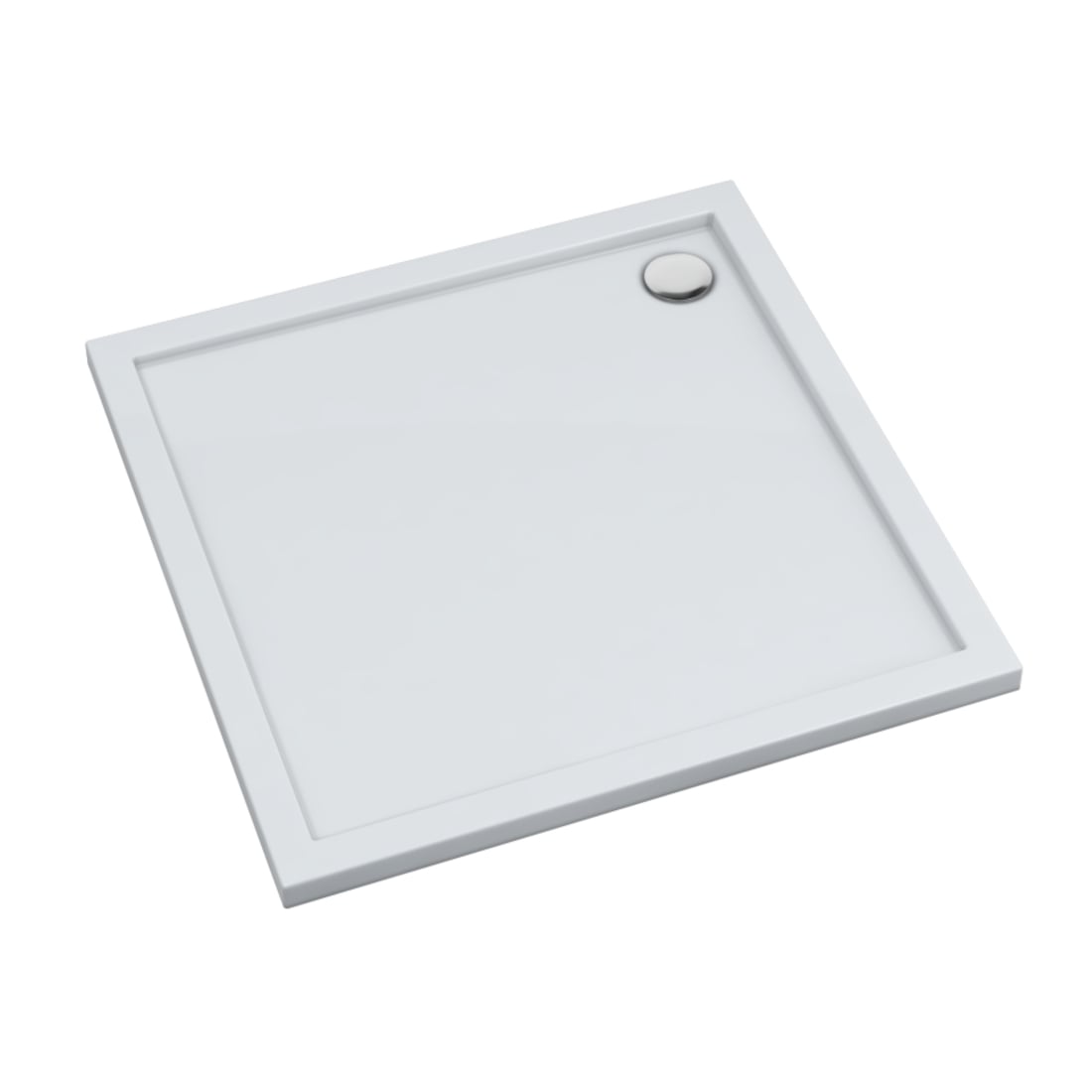 Schedline Estima cădiță de duș pătrată 75x75 cm alb 3SP.E2K-7575