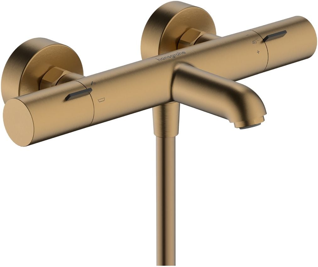 Hansgrohe Ecostat Fine baterie cadă-duș perete cu termostat auriu 13325140