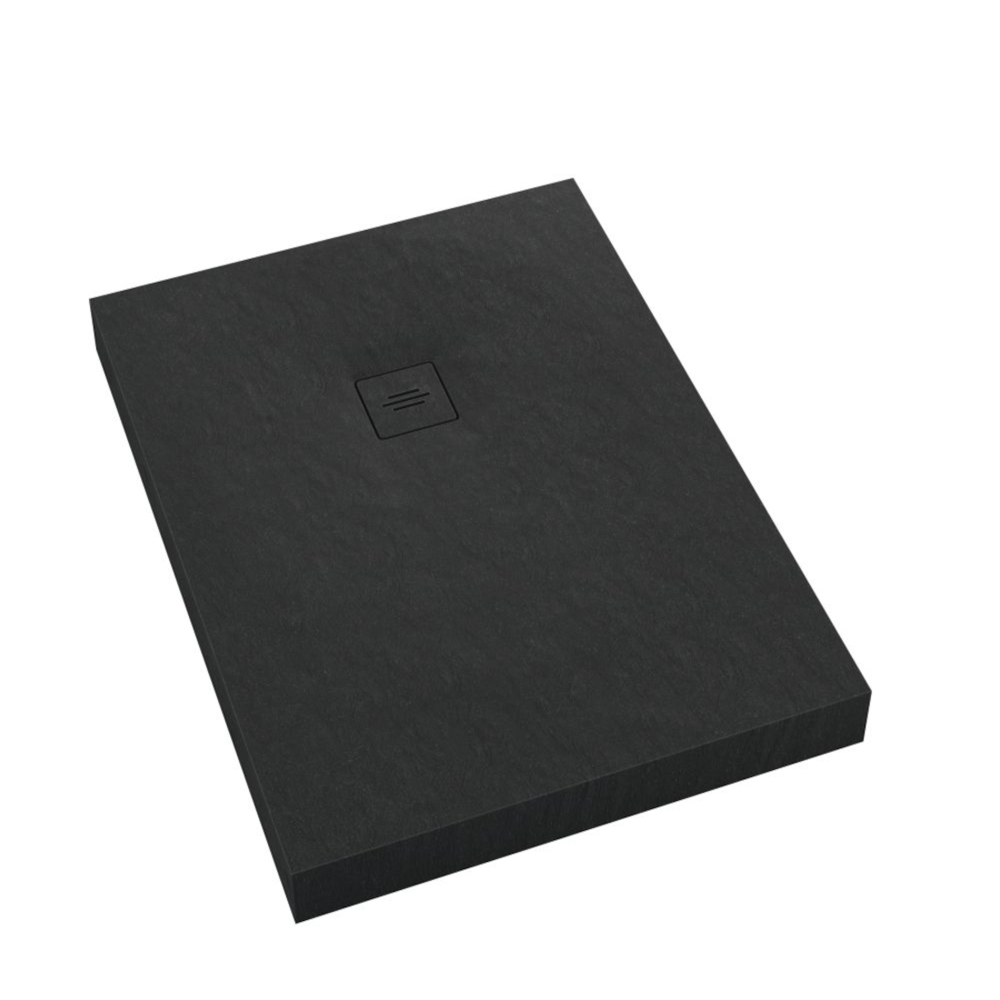 Schedline Nonlimits Black Stone cădiță de duș dreptunghiulară 170x80 cm negru 3ST.N1P-80170/C/ST-M1/C/ST