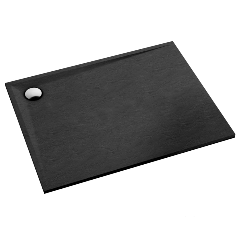 Schedline Libra Black Stone cădiță de duș dreptunghiulară 120x80 cm negru 3SP.L1P-80120/C/ST