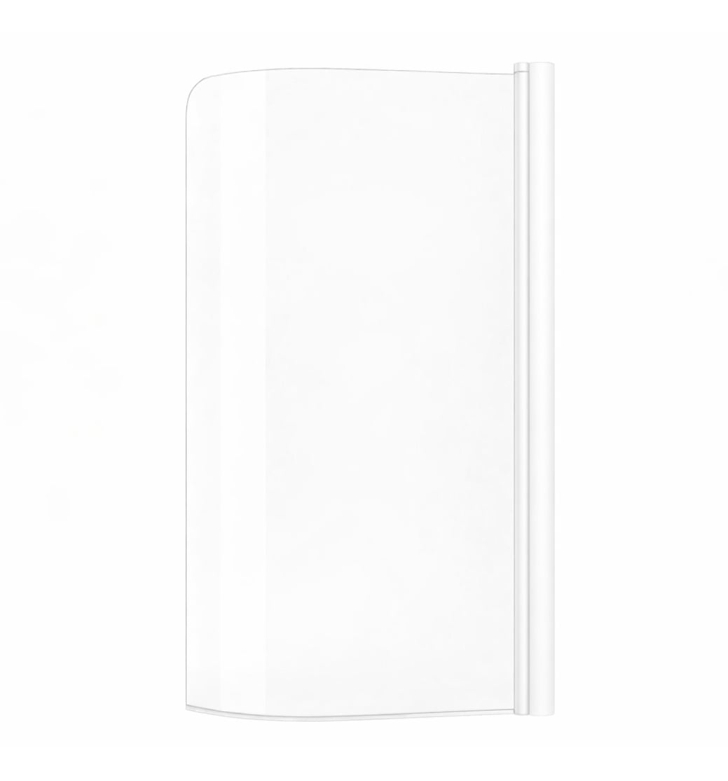 Ravak Rosa paravan cadă 85 cm o piesă alb mat/sticlă transparentă 7QRM0E00Y1