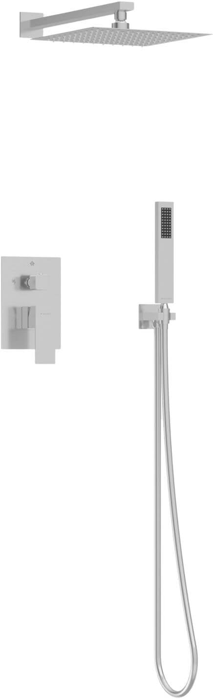 Balneo Cascade set de duș ascuns cu duș de ploaie || H0301020607