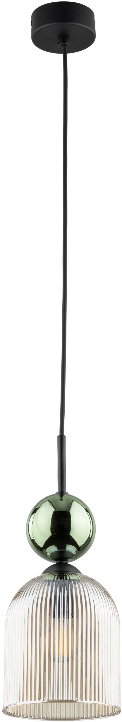 TK Lighting Sophia Green Cognac lampă suspendată 1x10 W verde-maro 11146