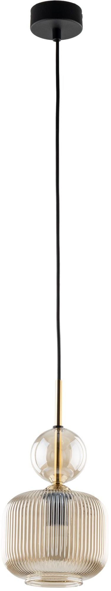 TK Lighting Sophia Cognac lampă suspendată 1x10 W maro-chihlimbar 11038